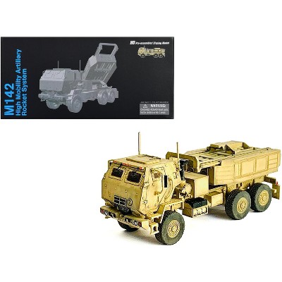 United States M142 High Mobility Artillery Rocket System Desert Camo "NEO Dragon Armor" 1/72 Plastic Model by Dragon Models