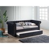 Twin Size Upholstered Daybed with Trundle for Bedroom - 2 of 4