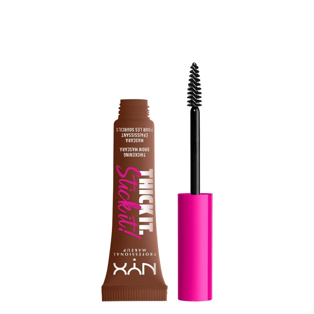 Photos - Other Cosmetics NYX Professional Makeup Thick It Stick It Brow Gel Mascara - Rich Auburn  