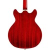 Guild Starfire I Bass Semi-Hollow Short Scale Double-Cut Left-Handed Bass Guitar Cherry Red - 2 of 4