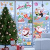 Unique Bargains Christmas Decor for Windows and Home Christmas Window Clings Party Supplies Multicolor 9Pcs - 2 of 4