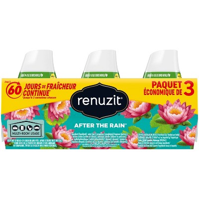 Renuzit Gel Air Freshener - After the Rain - 7.0oz/3pk