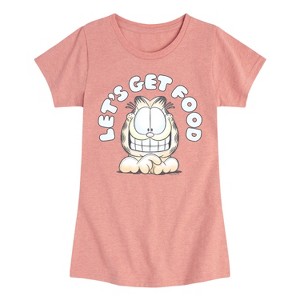Girls' - Garfield - Lets Get Food Fitted Short Sleeve Graphic T-Shirt - 1 of 4
