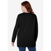 Woman Within Fleece Sweatshirt - 3 of 4