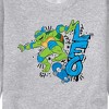 Men's - Teenage Mutant Ninja Turtles - Leo Graphic Fleece Sweatshirt - 2 of 4