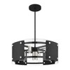 Livex Lighting Barcelona 6 - Light Chandelier in  Black/Brushed Nickel - 4 of 4