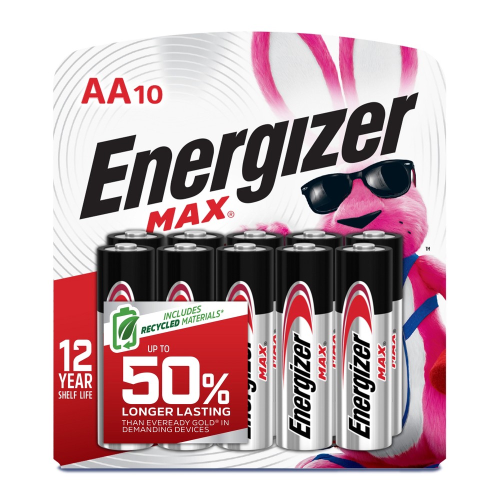 UPC 039800109903 product image for Energizer Max AA Batteries - 10pk Alkaline Battery | upcitemdb.com