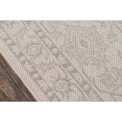 Boothbay Traditional Tufted Gray Synthetic Runner Rug - 90"x31"