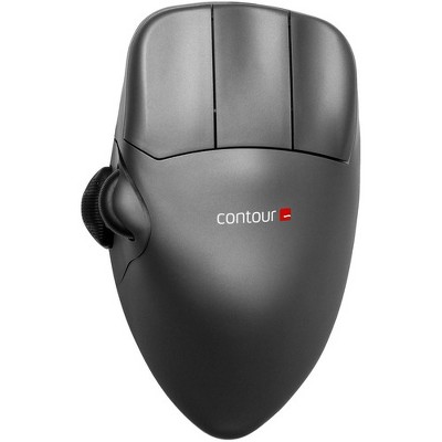 Contour CMO-GM-M-R Mouse - Optical - Cable - Gunmetal Gray - USB - Scroll Wheel - 5 Button(s) - Right-handed Only