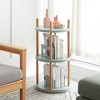 LIVAREEmlen 360° Rotating Bookshelf w/ Large-Capacity Storage Space, Multifunctional Storage Rack for Living Room, Bedroom, Study Room, Kitchen - 2 of 4