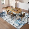 Modern Abstract Non Slip Area Rug Stain Resistant Contemporary Soft Rugs Ultra Low Pile Indoor Mat for Living Room Bedroom Kitchen - 3 of 4