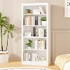 71" Tall Bookshelf, 5-Tiers Bookcase and Bookshelf, Wooden Open Storage Shelves with Anti-Tip Design, Book Shelf for Bedroom, Living Room - 2 of 4