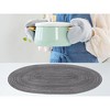 REGALWOVEN Polyester Oval Farmhouse Dining Kitchen Placemat 6 Pcs - 4 of 4
