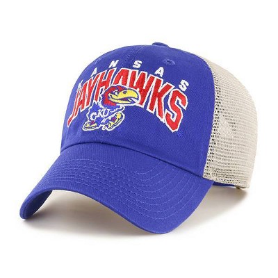 NCAA Kansas Jayhawks Men's Hunch Relaxed Fit Hard Mesh Back Snapback Hat