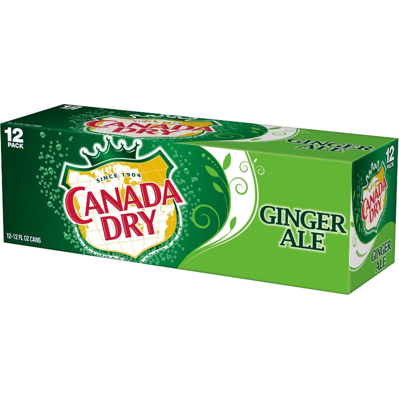 Canada Dry Ginger Ale Soda - 12pk/12 fl oz Cans, 5 of 10