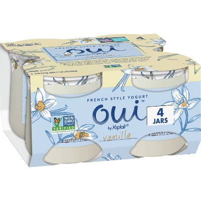 Oui by Yoplait Vanilla Flavored French Style Yogurt - 4ct/5oz Jars