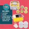 Emoji Smiley Face Fuse Beads - 6 Different Emojis - 3600pcs Beads (6 Colors), Tweezers, Peg Boards, Ironing Paper, Case - Works with Perler Beads - 3 of 3