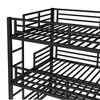 Kumasinova Bunk Bed,Metal Triple Bunk Bed with Ladder,Safety Guardrails for Kids,Bedroom,Noise-reduced Design - 3 of 4