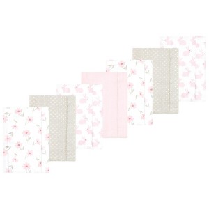 Luvable Friends Hudson Baby Flannel Burp Cloths 7pk Set - 1 of 2