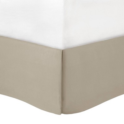 Taupe King 7-Piece Microfiber Comforter Set with Decorative Crochet