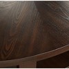 Elm Lane Conrad Modern Rich Wood Console Table 47 1/2" x 18" with Shelf Dark Brown Crisscross Leg for Living Room Bedroom Bedside Entryway Home Office - 3 of 4