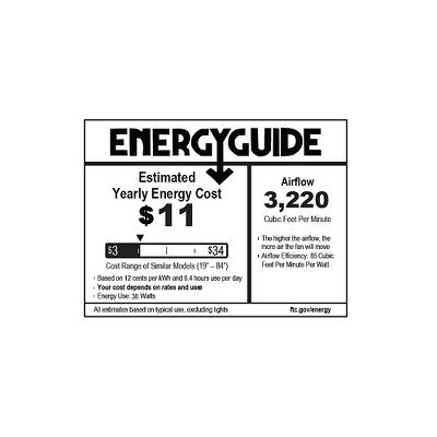 52" Premier Bronze Low Profile Ceiling Fan with LED Light