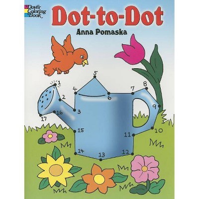 Dot-To-Dot - (Dover Coloring Books) by  Anna Pomaska (Paperback)