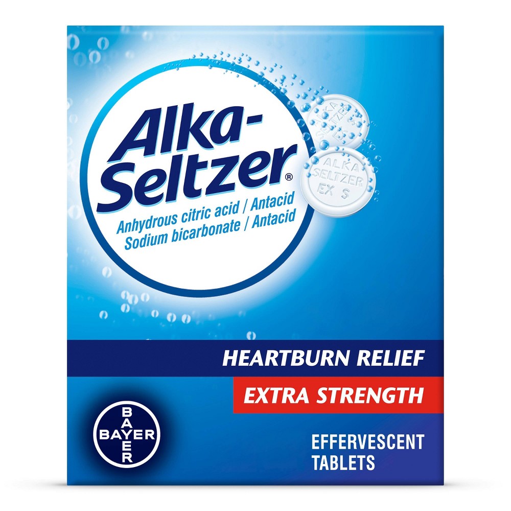 UPC 016500566762 product image for Alka-Seltzer Extra Strength Antacid Heartburn Effervescent Tablets - 24ct | upcitemdb.com