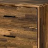 Okak Modern Storage Cabinet Dresser With 3 Drawers & 2 Doors,Sideboard Buffet Cabinet with Adjustable Shelf for Living Room,Diningroom,Kitchen - 2 of 4