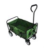 CAVINAS Large Folding Shopping Cart with Multi-Pocket Storage,Rolling Cart with 600D Fabric,Utility Cart for Camping,Shopping,Sports,Gardening - 2 of 4