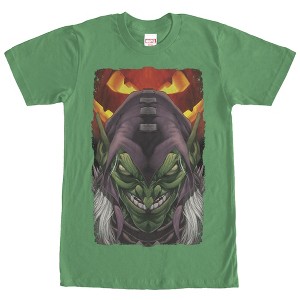 Men's Marvel Goblin Pumpkin T-Shirt - 1 of 4