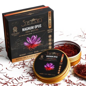 5Senses Kashmir Mongra Saffron | Azafran | Magnum Opus | Single Origin Non-GMO, Fairtrade - 1 of 4