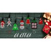 LA LEELA Women's Casual Beach A line Slit Mini Dress Tube Top Evening Short Strapless Tacky Christmas Dresses for Women One Size Shamrock Forest Xmas - 4 of 4