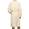 100% Cotton Ultra-Soft Terry Adult Unisex Lightweight Luxury Bathrobe by Blue Nile Mills - 3 of 4