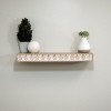 VIP Wood 23.5 in. Brown Aged Wall Shelf - 4 of 4