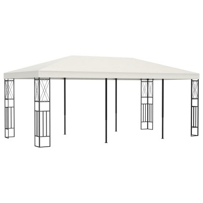 vidaXL Gazebo 9.8'x19.6' Cream Fabric