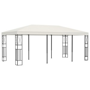 vidaXL Gazebo 9.8'x19.6' Cream Fabric - 1 of 4