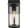 Progress Lighting Belden 1-Light Medium Wall Lantern in Black with Seeded Glass - 4 of 4