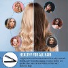HAI Convertible Flat Iron Hair Straightener for Women - Professional Ceramic Fast Heating Hair Flat Iron with 5 Temperature Levels - (Classic Blue) - 3 of 4