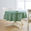 Solino Home Linen Round Tablecloth | Morgan Check - 3 of 4