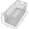 YBM Home Silver Mesh Open Storage Bins - 2 of 4