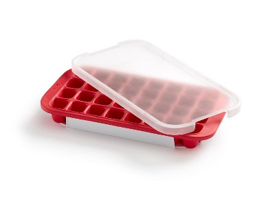 Lekue Industrial Silicone Ice Cube Tray, Red : Target