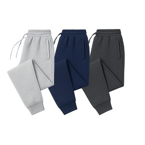 Mens 3 Pack Ultra Soft Dual Pocket Joggers - 1 of 4
