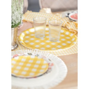 Set of 4 Ivory Fringed Placemats - Shiraleah - 1 of 4