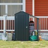 ORRD Campcraft Small Metal Garden Shed, Galvanized Steel, Waterproof Outdoor Storage with Lock System - 2 of 4