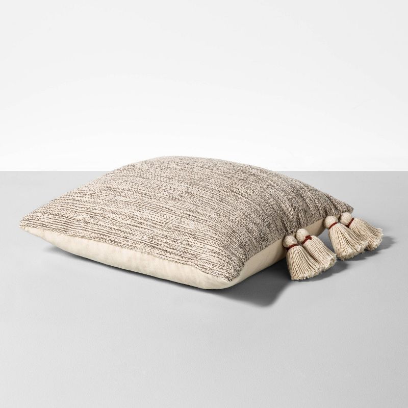 Textured Throw Pillow Tan - Hearth &#38; Hand&#8482; with Magnolia, 2 of 10