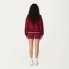 Anna-Kaci Active Women's Long Sleeve Crew Neck Pullover Sweatshirt with Contrast Trim Ribbed Hem and Relaxed Fit - 4 of 4