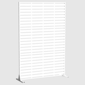 Lirago 72 in Galvanized Fence Panels Outdoor Privacy Screen - 1 of 4