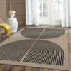 Lahome Modern Rainbow Jute Washable Outdoor Area Rug-Soft, Durable Carpet for Patio, Garden, or Balcony - 2 of 4