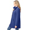 Woman Within Fleece Swing Funnel-Neck Coat - 4 of 4